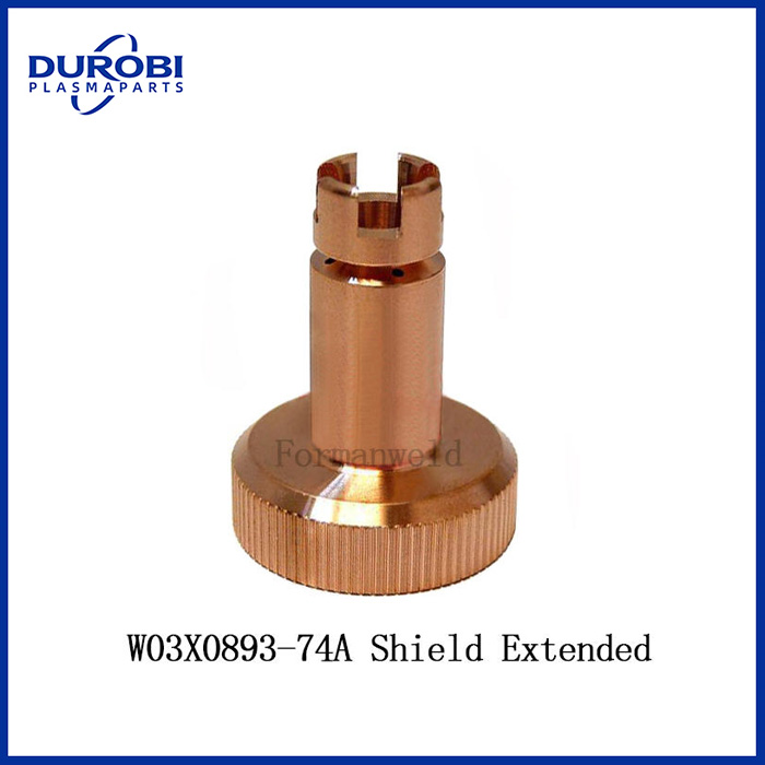 W03X0893-74A Plasma Shield Extended Fit for Lincoln Electric LC105 / LC105m Torch