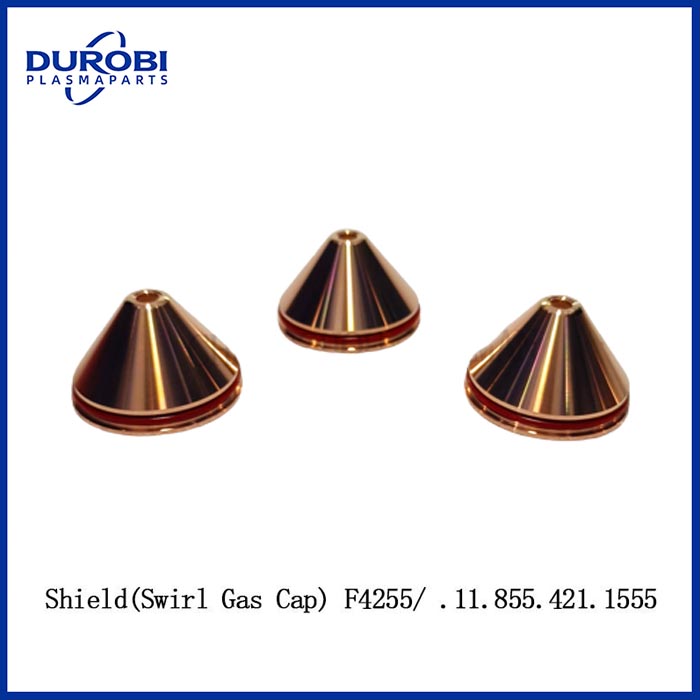 Shield F4255 Swirl Gas Cap .11.855.421.1555 for Kjellberg Plasma Cutting Torch Consumables 360-400A