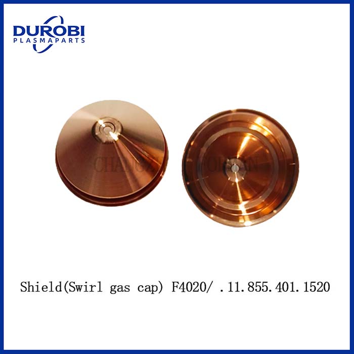 Shield F4020 Swirl Gas Cap .11.855.401.1520 for Kjellberg Plasma Cutting Torch Consumables 60A